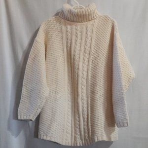 Wainscot 100% Cotton knit White Sweater Size:M